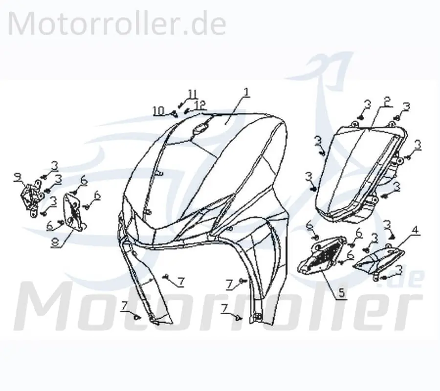 Kracherpreis CPI Vabene 50 LED Blinker links 50ccm 2Takt Q0J-25620-00-00 Leuchtdiode Kaltlicht Lichtdiode Minarelli liegend Scooter Kreidler Vabene 50