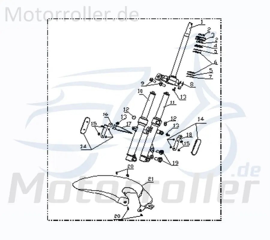 Super-Preis Kreidler Vabene 50 Vorderradschutzblech schwarz-matt 730612 vorn Kotflügel Radabdeckung Scooter SMC Ersatzteil Service Inpektion