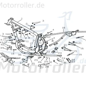 Ausverkauf Rex Supermoto 125 DD Schraube 125ccm 4Takt B01-07-06016-62 M6x16mm Bundschraube Maschinenschraube Flanschschraube Flansch-Schraube