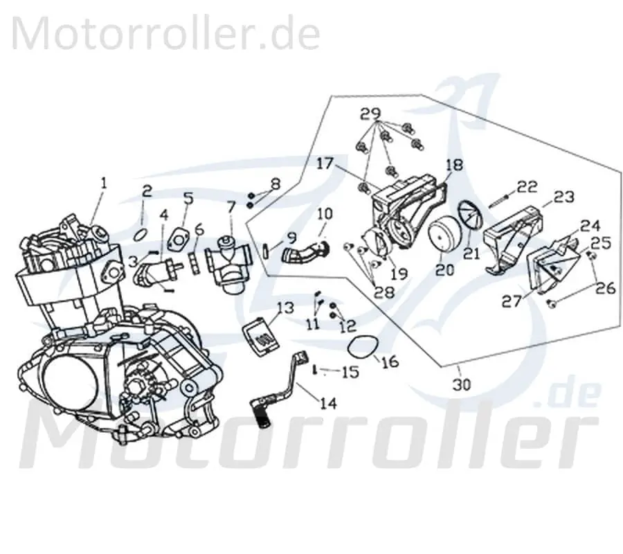 Schneller Versand CPI Supermoto 250 DD Schraube M6x12mm B02-07-06012-64 Bundschraube Maschinenschraube Flanschschraube Flansch-Schraube