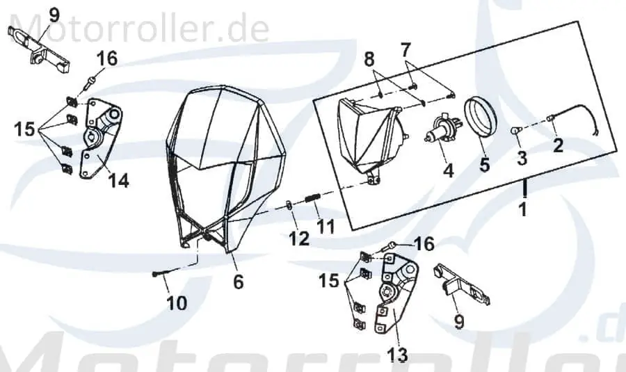 Rex Supermoto 125 DD Blechschraube 125ccm 4Takt 730707 Kreuzschlitzschraube Kreuzschraube Blech-Schraube Treibschraube 125ccm-4Takt Top-Preis