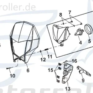 Sonderangebot CPI Supermoto 125 DD Scheinwerferhalter 125ccm 4Takt D10-25125-00-00 Scheinwerferhalterung Scheinwerferaufnahme 125ccm-4Takt Motorrad