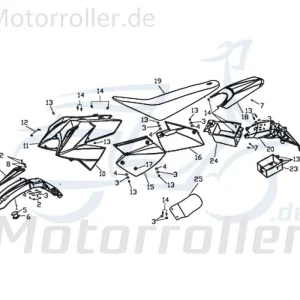 Saisonangebot CPI Supermoto 125 DD Vorderradabdeckung 125ccm 4Takt D06-64121-00-00 vorn Kotflügel Front-Kotflügel 125ccm-4Takt Motorrad CPI