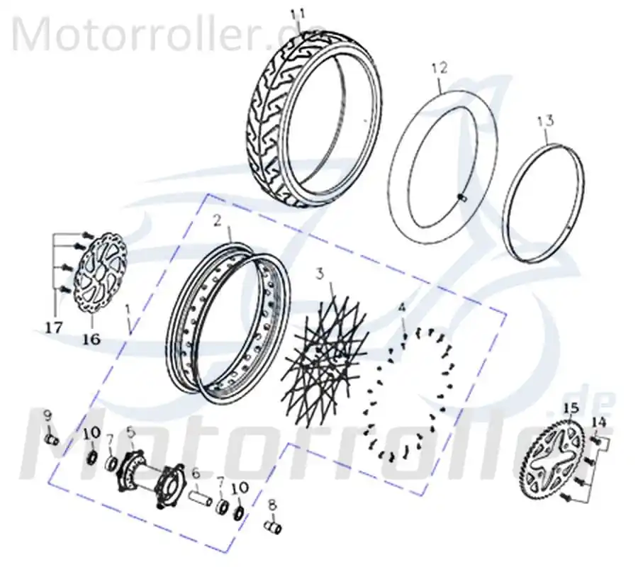 Rex Supermoto 125 DD Kettenrad / Antriebsrad 125ccm 4Takt 730733 anfertigen Ritzel Ketten-Rad Zahn-Rad Antriebs-Rad 125ccm-4Takt Moped Neu