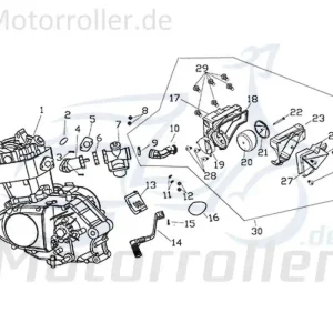 Rabatt CPI Supermoto 250 DD Luftfilterdeckel Y9B-09112-00-00 Luftfilterabdeckung Luftfilterkasten- Luftfiltergehäusedeckel
