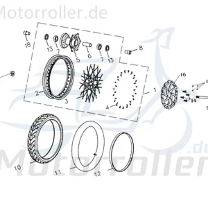 Saisonangebot CPI Supermoto 125 DD Buchse 125ccm 4Takt Y9B-43273-00-02 Länge=37mm Hülse Distanzhülse Lagerbuchse Distanz-Hülse Distanzbuchse Motorrad
