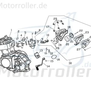 Bestpreis CPI Supermoto 250 DD Ansaugelement Y9B-09133-00-00 Luftfilter Motorrad Moped Ersatzteil Service