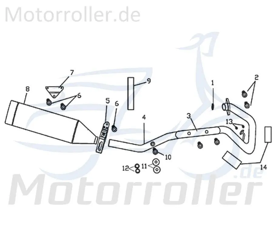 Sale Rex Supermoto 125 DD Hitzeschutzscheibe 125ccm 4Takt 730778 125ccm-4Takt Motorrad Kreidler Moped Ersatzteil Service Inpektion