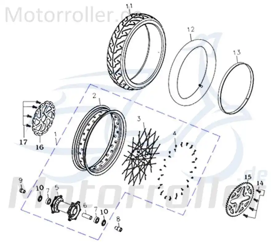 Sichere Zahlung Rex Supermoto 125 DD Speiche Radspeiche 125ccm 4Takt 730814 Ersatzspeiche Felgenspeiche Metall-Speiche 125ccm-4Takt Motorrad Kreidler
