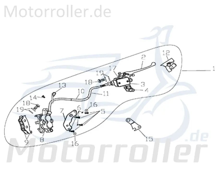 Knallerangebot CPI Supermoto 125 DD Voderradbremssattel 125ccm 4Takt Y9B-45261-00-00 125ccm-4Takt Motorrad Moped Ersatzteil Service Inpektion