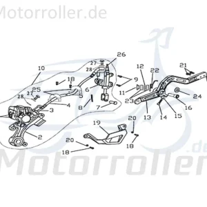 CPI Supermoto 125 DD Dichtscheibe 125ccm 4Takt Y9B-46031-00-00 Dicht-Ring Distanz-Scheibe Dicht-Scheibe 125ccm-4Takt Motorrad Moped Kracherpreis