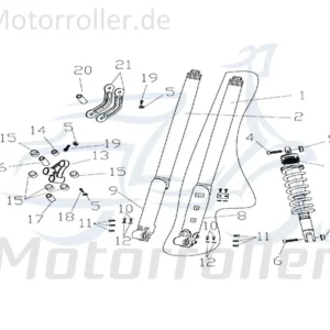 CPI Supermoto 125 DD Buchse 125ccm 4Takt Y9B-48123-00-00 Länge=62mm Hülse Distanzhülse Lagerbuchse Distanz-Hülse Distanzbuchse Motorrad Sale