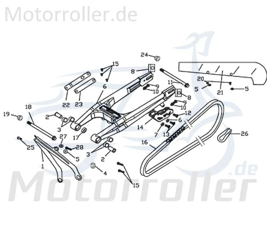 Neuheit Rex Supermoto 125 DD Steuerkettenspanner 125ccm 4Takt 730880 Spannvorrichtung Kettenspannvorrichtung Ketten-Spanner Spann-Vorrichtung