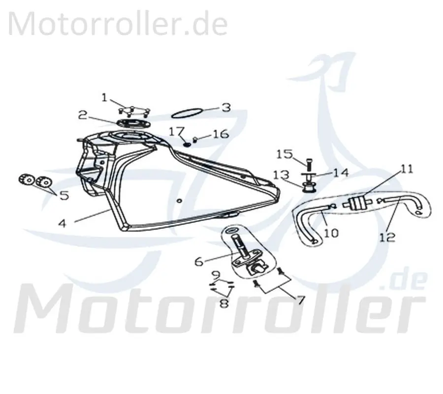 Rex Supermoto 125 DD Buchse Hülse 125ccm 4Takt 730902 Distanzhülse Lagerbuchse Distanz-Hülse Distanzbuchse Passhülse Passbuchse Moped Neu