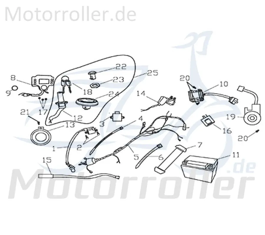 CPI Supermoto 250 DD Schalter Seitenständer 250ccm 4Takt Y9B-49231-00-00 Unterbrecher Seitenständerschalter Unterbrecherschalter Sonderaktion
