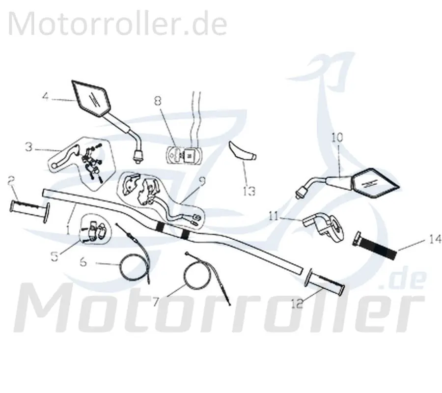 Finale Aktion Rex Supermoto 125 DD Kupplungsgummischutz 125ccm 4Takt 730919 125ccm-4Takt Motorrad Kreidler Moped Ersatzteil Service Inpektion