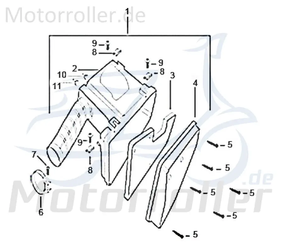 SMC Kreuzschlitzschraube M6x16mm Scooter 700-818-06016-AG Kreuzschraube Kreutzschraube Kreutzschlitzschraube Moped Ersatzteil Service Wochenendangebot