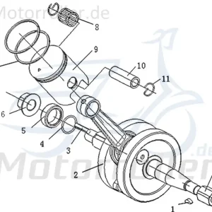Versand Am Gleichen Tag Kolbenringe Kreidler Supermoto 50 DD 733035 Kompressionsringe Verdichtungsringe Motorrad
