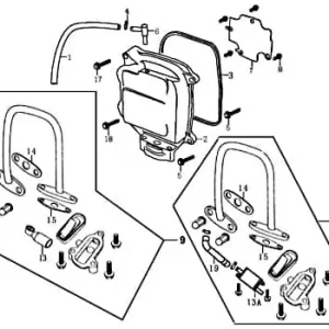 Ausverkauf Kreidler Florett 125E Dichtung SEAL 125ccm 4Takt FIG.E2-14 Abdichtung Gasket 125ccm-4Takt Motorrad Florett 125G Moped Ersatzteil