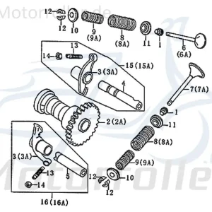 Bestpreis Kreidler Florett 125E Druckfeder 125ccm 4Takt FIG.E4-8 Spiralfeder Druck-Feder Spiral-Feder Springfeder Kompressionsfeder 125ccm-4Takt