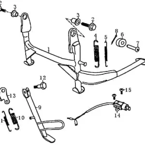 Begrenztes Angebot Kreidler Florett 125G Schraube 125ccm 4Takt FIG36A-15 Bundschraube Maschinenschraube Flanschschraube Flansch-Schraube Bund-Schraube