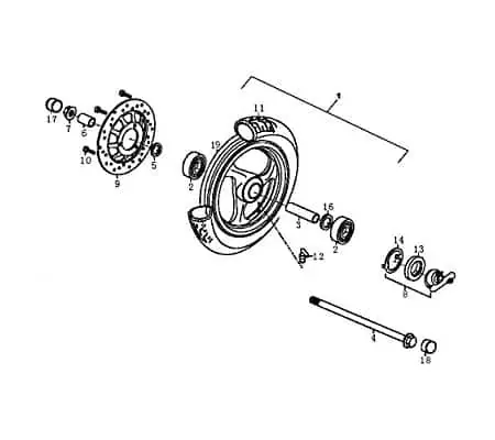 Kreidler Florett 125E Schutzkappe 125ccm 4Takt FIG40-15 Abdeckkappe 125ccm-4Takt Motorrad Florett 125G Moped Ersatzteil Service Neu