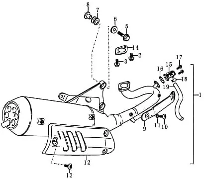 Expressversand Rex RS250 Bolzen M8x35mm Stehbolzen 50ccm 2Takt 87526 Gewindebolzen Zapfen Gewindestift Arretierbolzen Stiftschraube Gewinde-Stift