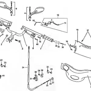 Abverkauf Flachkopfschraube 5x16mm Rex RS450 Befestigung 50ccm 4Takt Halter Sechskantschraube Halterung Sechskant-Schraube Bundschraube Scooter