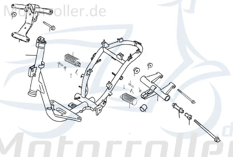 Halteschraube Kreidler Florett RMC-E 50 Motorrad FIG17-15 Sicherungsschraube Seitenständer 50ccm-2Takt RMC-G 50 Ersatzteil Service Garantierte Lieferung