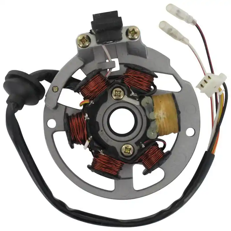 Adly ATV 50 II Utility Zündplatte 50ccm 2Takt Stator Ankerplatte Quad HerChee 50cc 2T Zündgrundplatte Lichtmaschine Schneller Versand