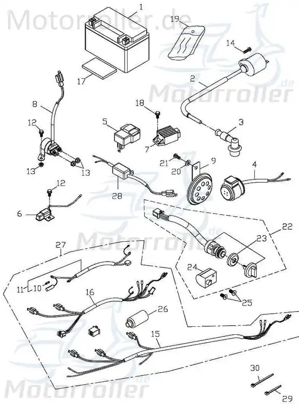 Echt Adly GK 125 Kontrolleinheit 50ccm 4Takt Controller Buggy HerChee 125ccm 125cc