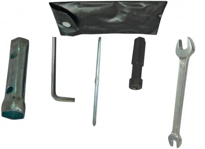 Rex RS460 Reparaturwerkzeug Werkzeugset 50ccm-125ccm Werkzeugtasche 4Takt 139QMB JSD50QT-13 50cc 4T 139QMA Werkzeug Abverkauf