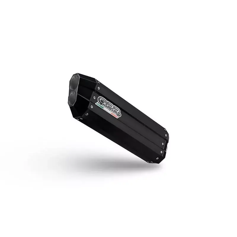 GPR Hyper Sonic Black Titanium Slip-On Auspuff passend für BMW R 1200 GS 2017-2018 Expressversand