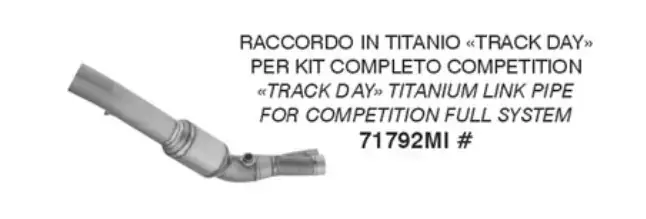 Markenware Arror Titan Verbindungsrohr passend für Kawasaki ZX-6R 636 24-25