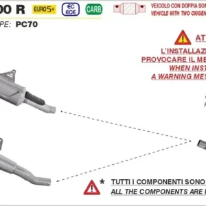 ARROW PRO RACE Endschalldämpfer Edelstahl Schwarz passend für Honda CBR 500 R 24-25 Mega-Angebot