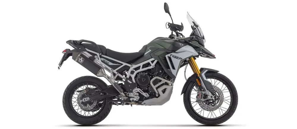 ARROW Endschalldämpfer VELOCE Aluminium Schwarz passend für Triumph TIGER 900 GT 2024/2025 Super-Preis