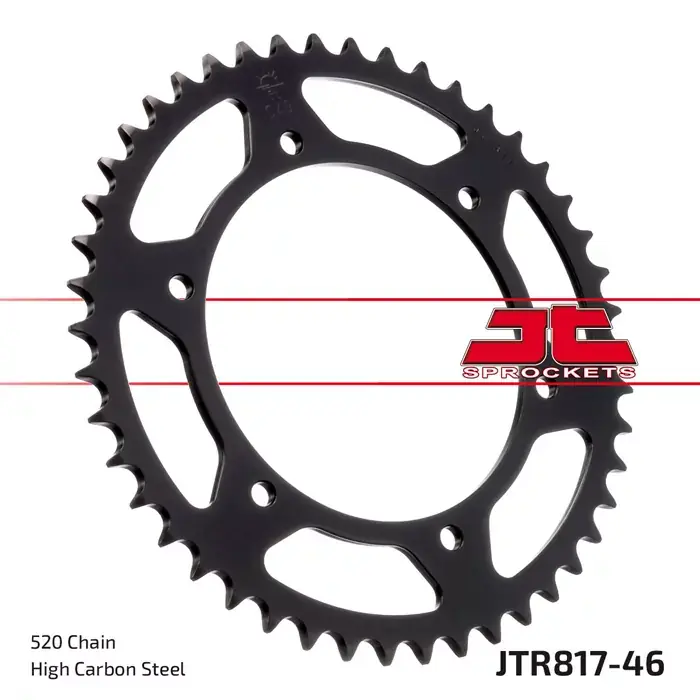 Kettenrad 46Z 520 SW passend für Suzuki RGV 250 VJ21A 89–90, Derbi 659/660 Mulhacen 07–10 Heißes Angebot