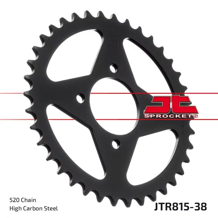 Aktuell Kettenrad 38Z 520 SI passend für Suzuki GT 185 / GT 200