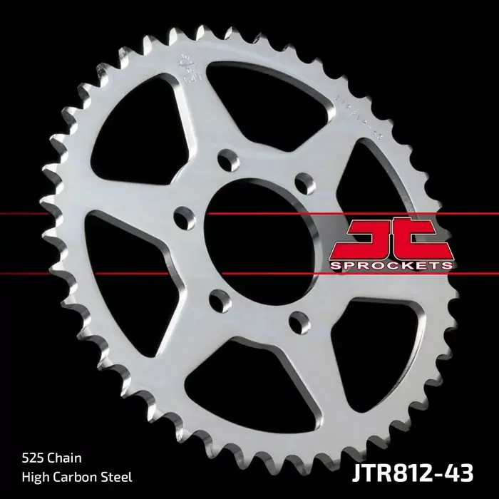Kettenrad 43Z 525 SI Innen Ø 064 Lochkreis 084 passend für Suzuki GT 250 - GT250 (73–78) Rabatt