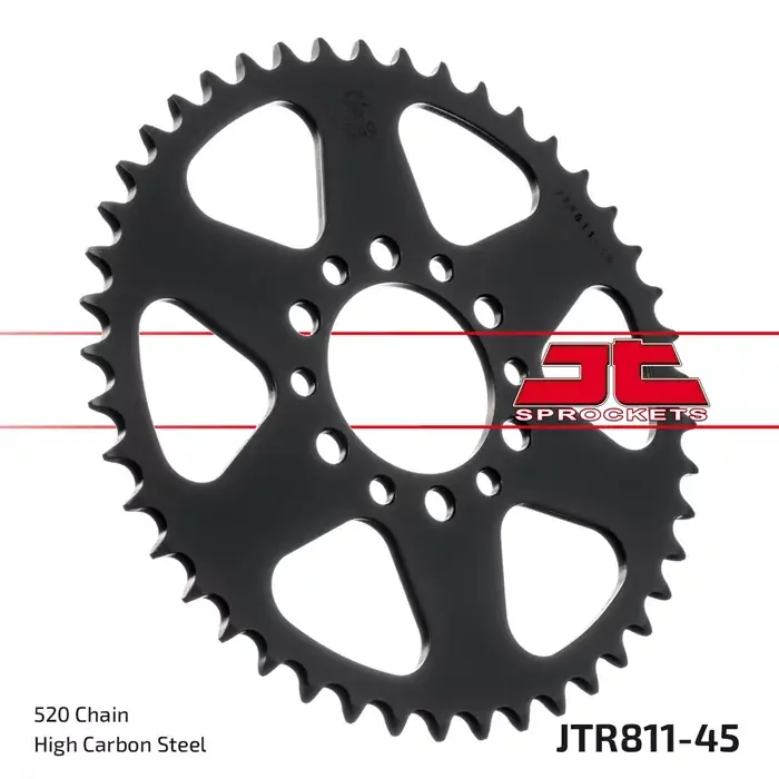 Beliebt Kettenrad 45Z 520 SW Innen Ø 064 Lochkreis 084 passend für Suzuki TS 185 ER