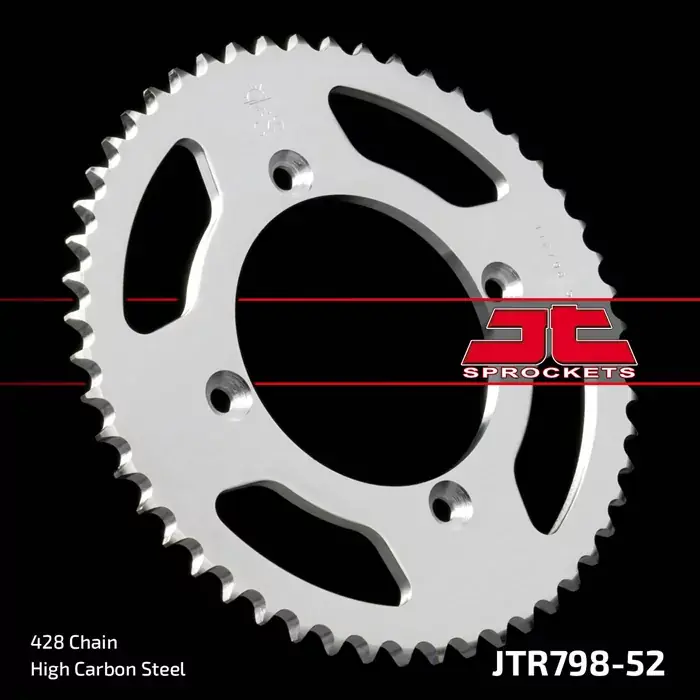 Kettenrad 52Z 428 SI Innen Ø 100 Lochkreis 120 Preisknaller