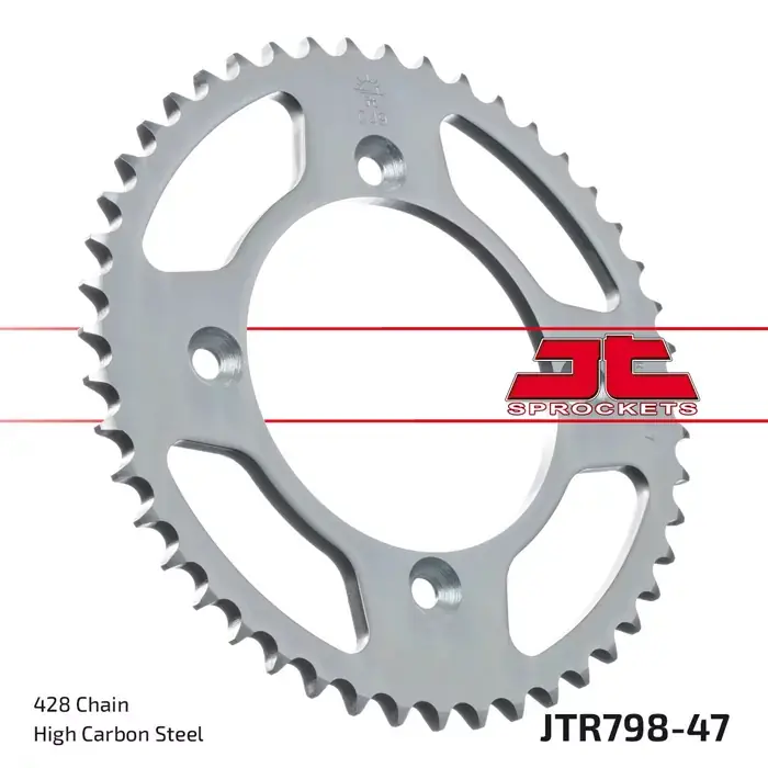 Kettenrad 47Z 428 SI passend für Suzuki RM 80 & RM 85 Beliebt