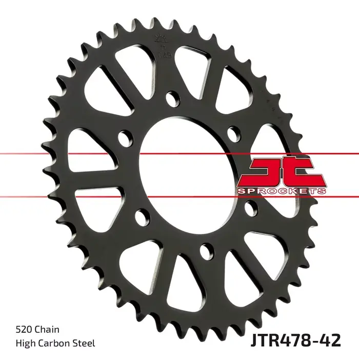 Markenprodukt Kettenrad 42Z 520 SI passend für Kawasaki Modelle