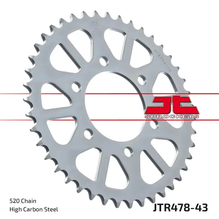 Kettenrad 43Z 520 SI Innen Ø 80 mm Lochkreis 104 Direkt Vom Hersteller