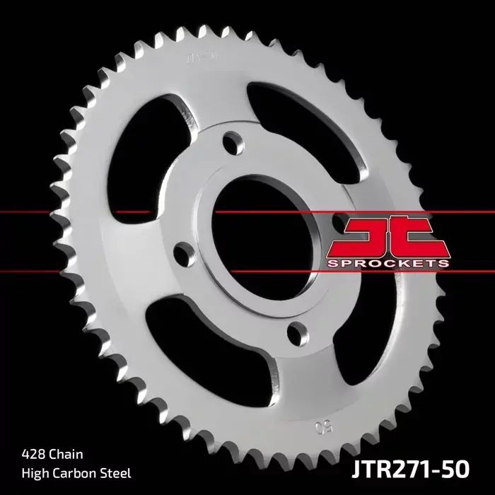 Kettenrad 50Z 428 SI Innen Ø 58 mm Lochkreis 90 mm Neue Kollektion