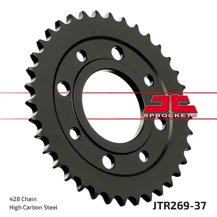 Kettenrad 37Z 428 SW Innen Ø 058 Lochkreis 090 passend für Honda Markenprodukt