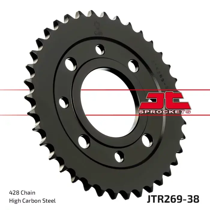 Kettenrad 38Z 428 SW Innen Ø 58 mm Lochkreis 90 mm passend für Honda Neue Kollektion
