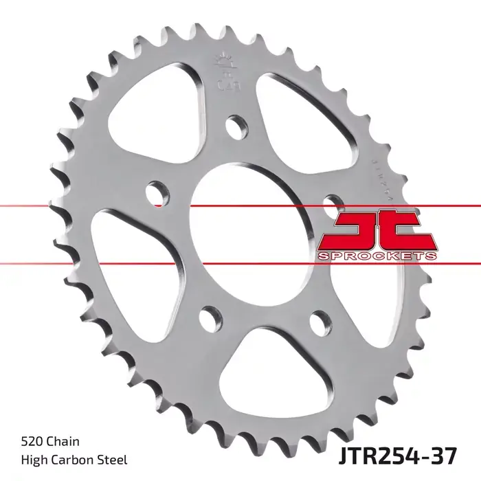 Kettenrad 37Z 520 SI Innen Ø 064 Lochkreis 096 passend für Honda Super-Preis