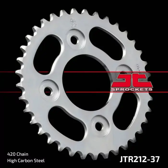 Geprüft Kettenrad 37Z 420 SI Innen Ø 58 Lochkreis 90