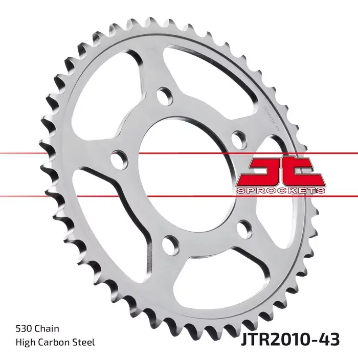Kettenrad 43Z 530 SI Innen Ø 80 Lochkreis 110 passend für Triumph Expressversand